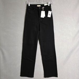 NWT Roark Womens Black High Rise Stovepipe Fit HWY 395 Pants WRD001 Size 24